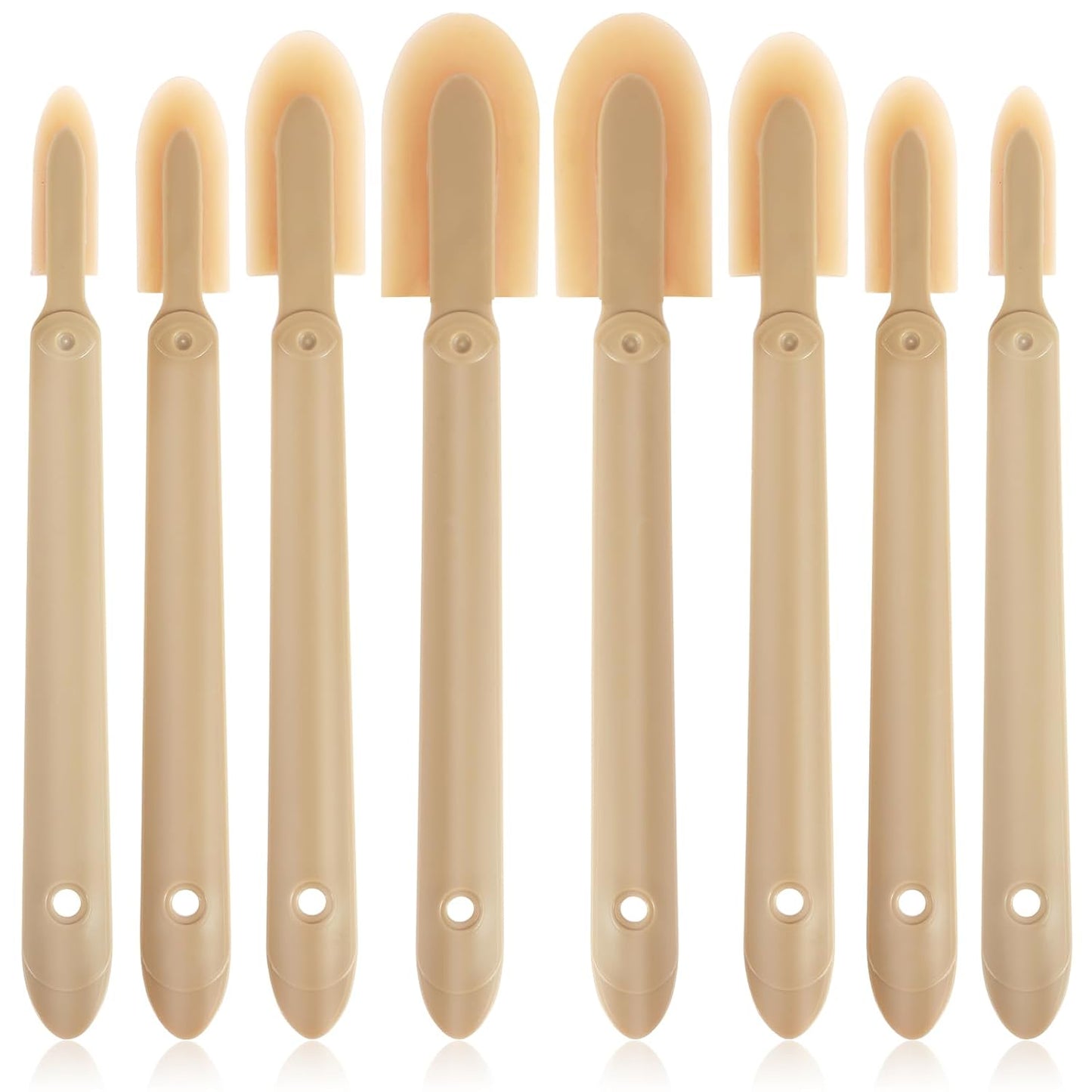 8Pcs Caulking Silicone Sealant Finishing Tool, 4 Sizes Rubber Caulking Tool Set, Multifunctional Caulking Remover/Smoothing Tool Applicator for Tiles Brick Kitchen Bathroom