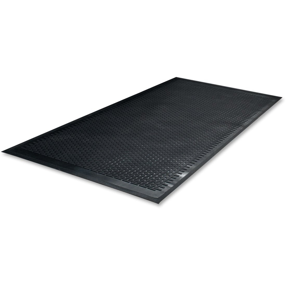 Guardian - MLL14030500 Clean Step Scraper Outdoor Floor Mat, Natural Rubber, 3'x5', Black, Ideal for any outside entryway, Scrapes Shoes Clean of Dirt and Grime