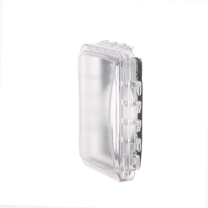TayMac MM110C Weatherproof Single Outlet Outdoor Receptacle Cover, 5/8 Inches Deep, Clear