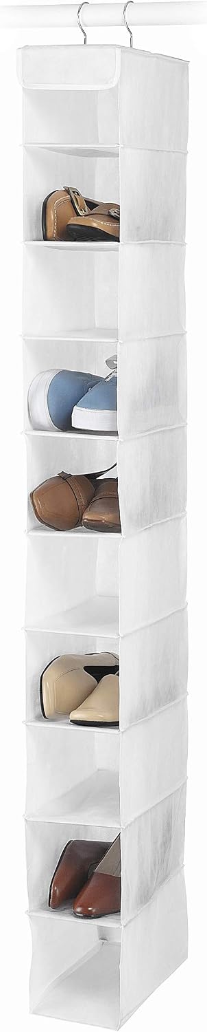 Whitmor Hanging Shoe Shelves - Crosshatch Gray