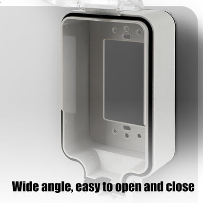 Weather Resistant Electrical Outlet Cover Box with Visible Lid for Outdoor Use and