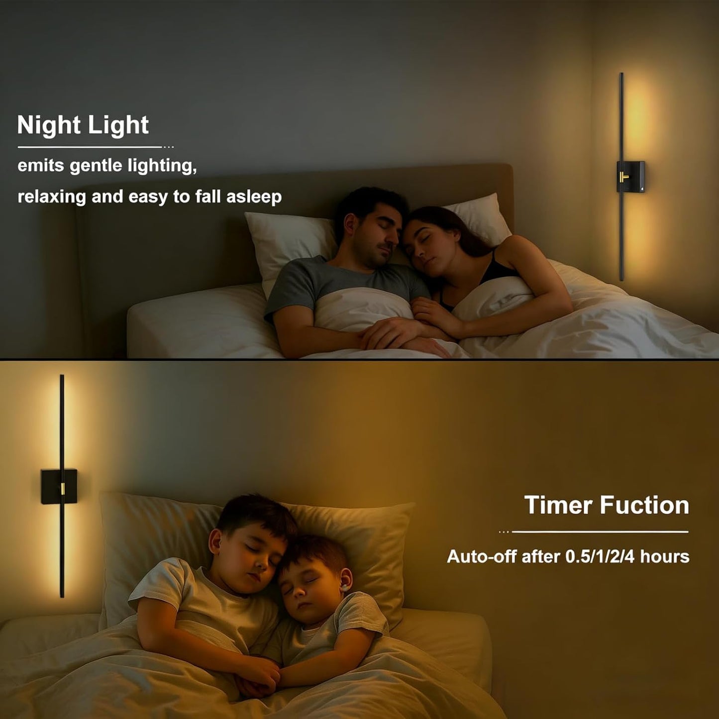 Battery Powered Wall Sconce Set of Two: Gold Wireless Rechargeable Wall Lights with Touch and Remote Control, 360°Rotatable 4CCT Dimmable Cordless Scone Lighting Decor for TV Wall Bedroom Bathroom