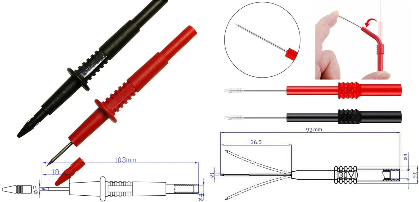 Test Lead Set,4mm Banana Plug (TH-6-KIT)