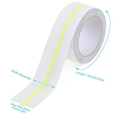 Qingluan Grip Tape, Heavy Duty Anti Slip Tape for Stairs Outdoor/Indoor Waterproof 4" x 33 ft, Safety Non-Slip Roll for Stair Step Traction Treads Stair Non Slip Strips Grey