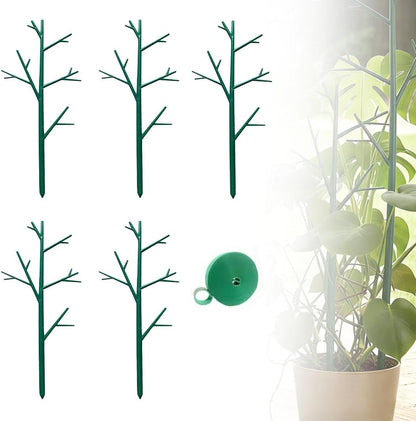 5 Pack Monstera Plant Support, Garden Plant Support Stakes for Indoor Outdoor Plants, Climbing Plant Support Structures Plant Holder Stick Moss Pole for Support Tall Potted Plants (5 Pack)