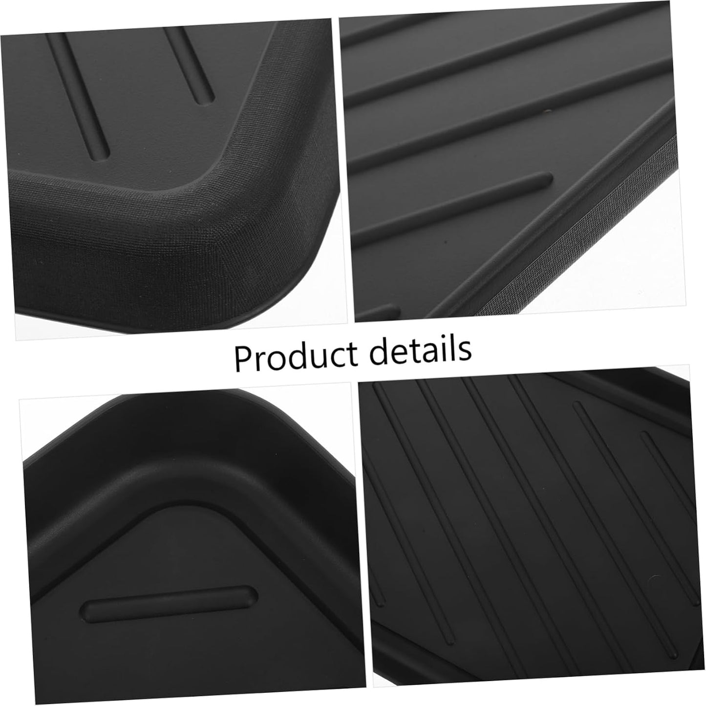 Zerodeko 2pcs Heavy Duty Boot Tray Multi-Purpose Shoe Mat with Raised Edge Versatile Indoor Outdoor Storage for Shoes Pets and Miscellaneous Items Small