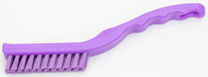 SPARTA Flo-Pac Grout Brush with Nylon Bristles, Scrubber with Handle for Bathroom and Kitchen Tile, 8", White