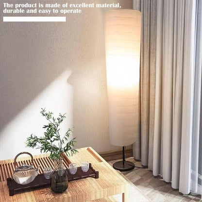 FERCAISH Paper Floor Lamp Shade, Foldable and Minimalist Style Rice Paper Lamps Classic Modern Paper Floor Light Bulb Cage Guard for Living Room Bedroom Décor(Irregular)