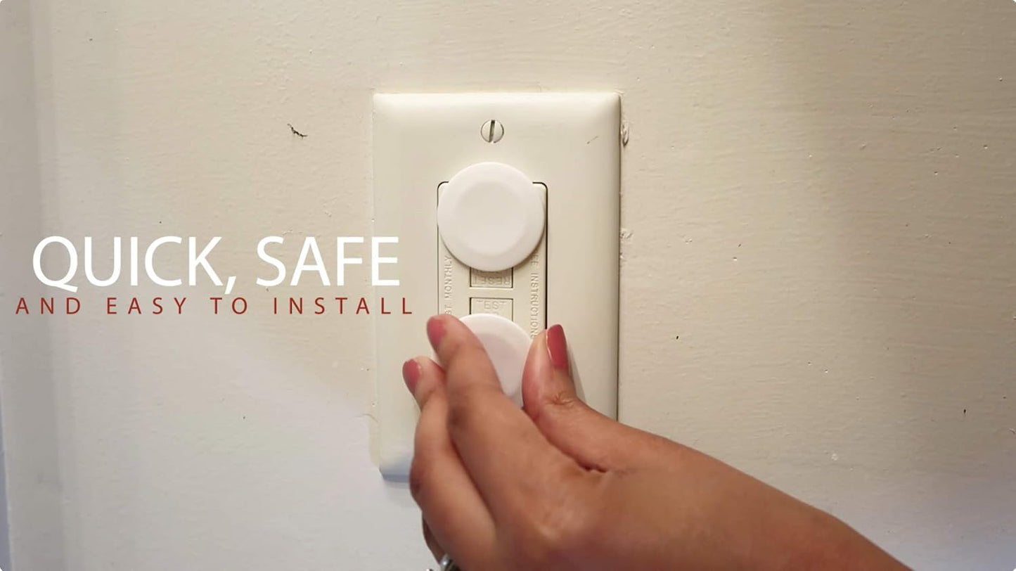 Vmaisi 62 Pieces Outlet Covers ChildProof Plug Protector - Baby Proofing Electrical Safety Outlet Plugs for Unused Wall Outlets, Home Travel Hotel Child Safety | for Unused Wall Outlets, Home Travel Hotel Child Safety