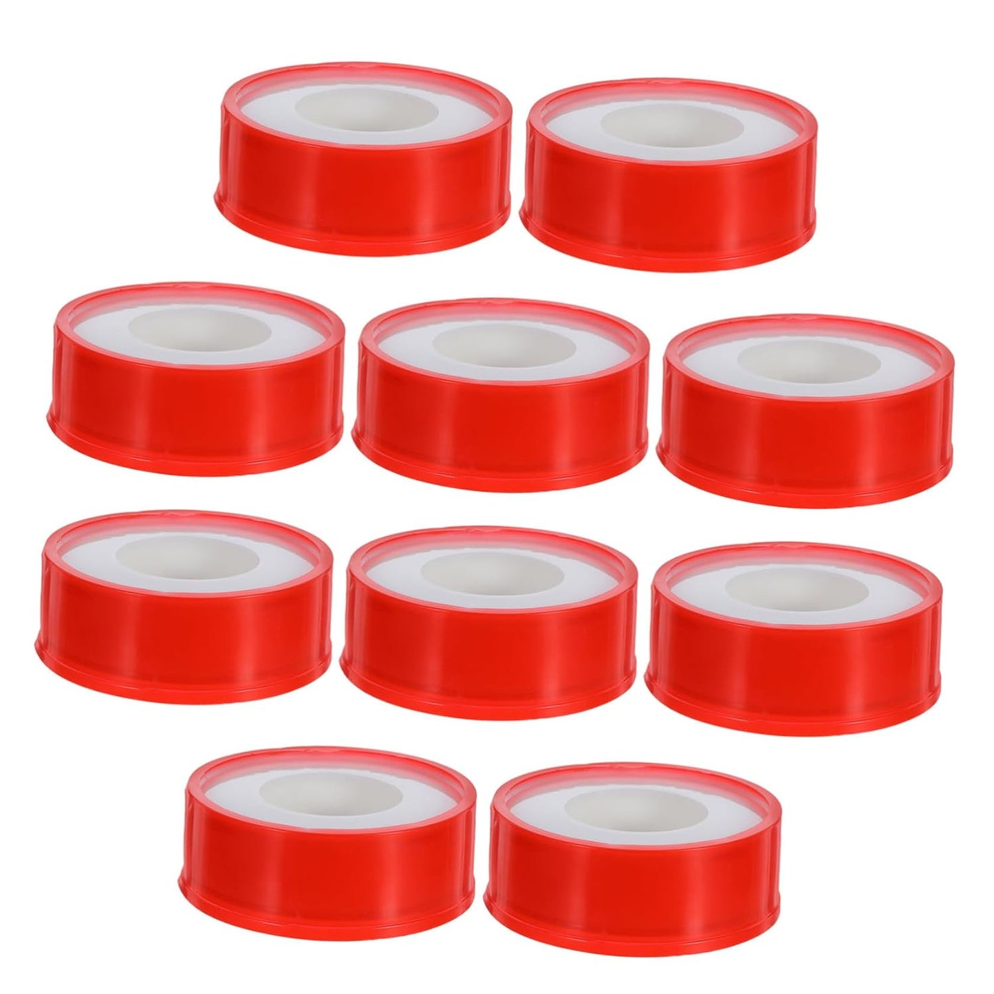 NOLITOY 10 Roll PTFE Pipe Leak Sealing Tape for Threaded Pipe Connections and Plumbing Systems, Wear-Resistant and High Pressure Resistance, Waterproof Plumbers Tape for Bathroom