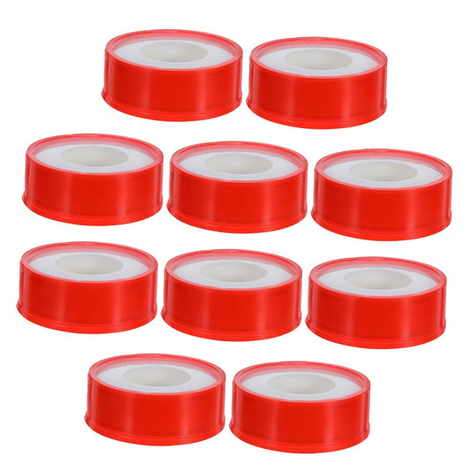 NOLITOY 10 Roll PTFE Pipe Leak Sealing Tape for Threaded Pipe Connections and Plumbing Systems, Wear-Resistant and High Pressure Resistance, Waterproof Plumbers Tape for Bathroom