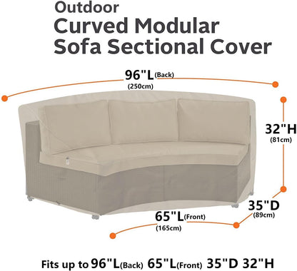 Patio Deck Box Cover, 63x30 Inch Fire Pit Covers with Straps and Handles, Waterproof Heavy Duty Outdoor Furniture Winter Cover for Keter, Suncast, Lifetime Container