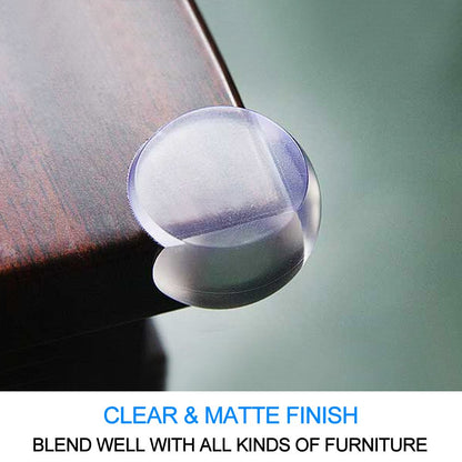 Baby Mate 16 PCS Clear Corner Guards (Ball Shape, Matte Finish) - Corner Protector - Corner Cover Corner Bumpers