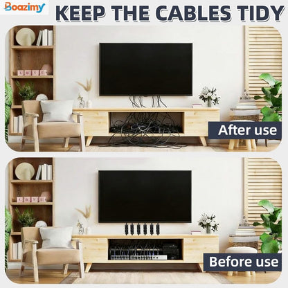 Self Adhesive Cable Clips 60 Pcs, 7.5mm Black Wire Holders with Strong Adhesive, Cord Management Organizer for Under Desk Wall TV PC Ethernet Cable
