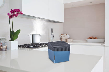 WENKO Dehumidifier Small, Portable, Compact and Rechargeable, Moisture Absorber for Bathroom, Bedroom, Garage, Closet, 2800 Cubic Feet, 2.2lbs, White, 6.18 x 6.5 x 6.5, 2.2 lbs
