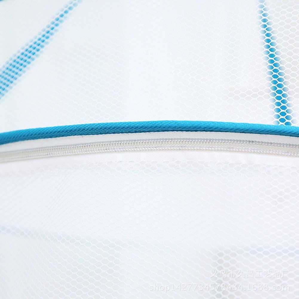 3 Tiers Folding Drying Rack, Mesh Clothes Hanging Dryer, Portable Hanging Laundry Rack with Fixing Band, Lay Flat to Dry Mesh Clothes Hanger for T-Shirt,Swimsuit,Sweater,Delicates