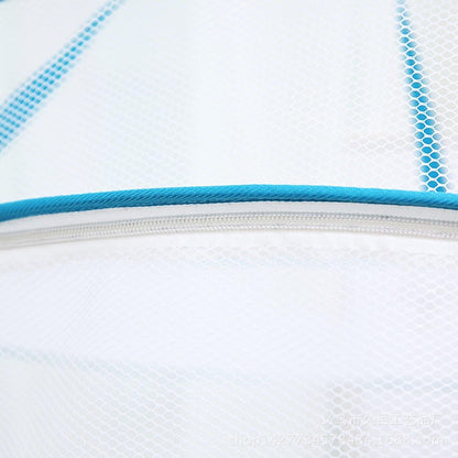 3 Tiers Folding Drying Rack, Mesh Clothes Hanging Dryer, Portable Hanging Laundry Rack with Fixing Band, Lay Flat to Dry Mesh Clothes Hanger for T-Shirt,Swimsuit,Sweater,Delicates