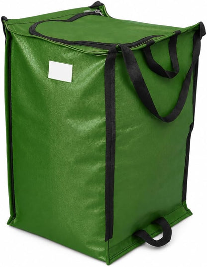 DURASACK XL 48-Gallon Zipper Top Heavy Duty Storage Tote Bags, Black | Rugged Woven Polypropylene Moving Bag, Reusable Self-Standing Design, Holds up to 500 Pounds