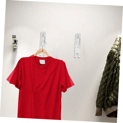 Alipis Clothing Drying Rack Foldable Towel Holder Wall Mounted Garment Hanger Space-Saver Easy Installation White