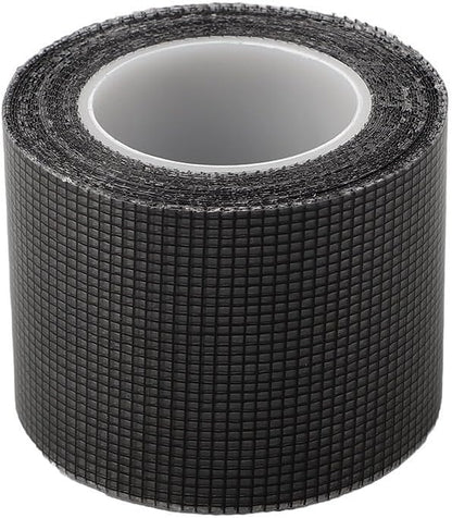 Screen Repair Tape, Fiberglass Patch Kit, 16.5FT Strong, Temperature Resistant, for Window Screen Door Tent Mesh RV Repair, Black