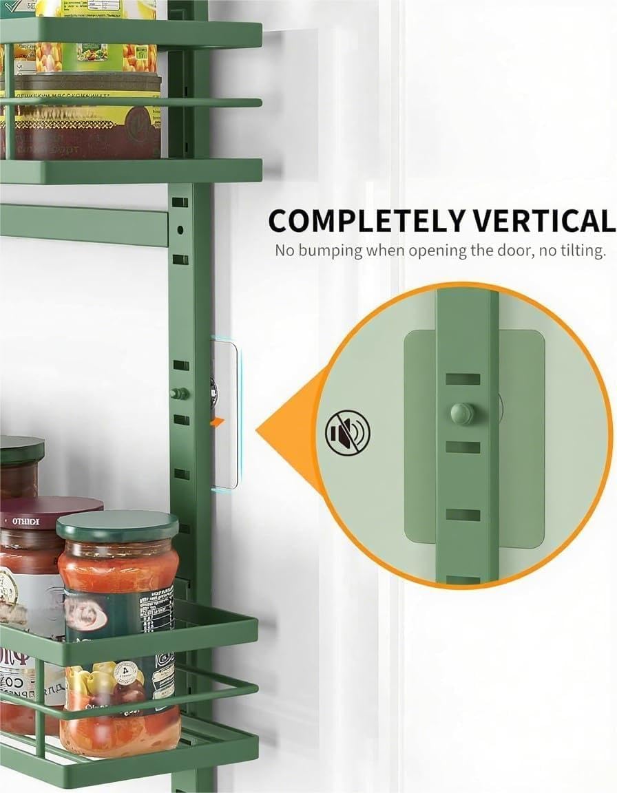 Moforoco White 9-Tier Over The Door Pantry Organizer, Pantry Organization And Storage, Metal Hanging Spice Rack Shelves Door, Home & Kitchen Essentials, Laundry Room Bathroom Organization