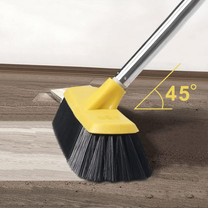 LandHope Heavy Duty Broom, 15.75in Wide Push Broom, 45.67in Long Handle, Adjustable, Floor Sweeper for Indoor Outdoor Commercial Warehouse Home Kitchen Patio Garden Garage