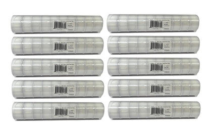 1" x 520" Teflon Tape – 100PC (10 Rolls per Case) | Bulk PTFE Thread Seal Tape for Plumbers, Pipe Fittings & Water Systems | White Virgin PTFE Pipe Thread Tape