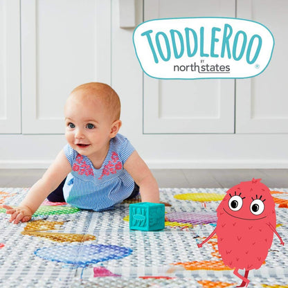 Toddleroo by North States - Gel Corner Protectors for Baby Proofing: Furniture Corner & Edge Safety Bumpers - 4 Pack - Clear