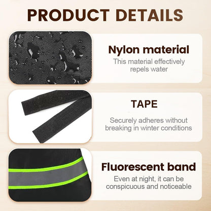 Outdoor Faucet Covers for Winter Freeze Protection, 9.8" x 6.3" Reusable Waterproof Insulated Spigot Covers, Easy-to-Use Hose Bib Socks for Outdoor Faucets, Pipes & Spigots (Green, 2 PCS)