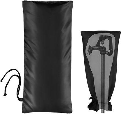 Outdoor Faucet Cover Socks for Winter Freeze Protection, Homsky 28" L x 15" W Large Faucet Covers for Outside, Reusable Outdoor Yard Spigot Cover, Antifreeze Long Water Insulated Faucet Cover Socks