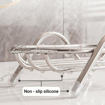Soap Dish for Shower Bar Soap Holder Self-Draining Shower & Kitchen Sink Organizer