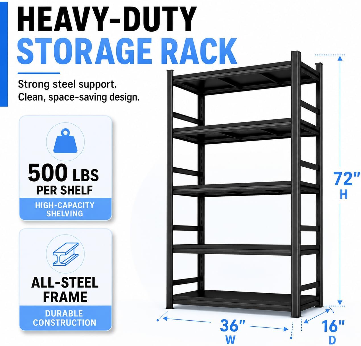 Over Washer and Dryer Shelves, Adjustable 2 Tier Metal Laundry Room Organizer and Storage Rack, Heavy Duty Utility Shelving Unit, 14"Wx 12"Dx 22"H Rust Resistant Steel Freestanding Shelf, Black