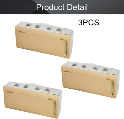Fielect 3Pcs Weatherproof in Use Outlet Cover Plug Receptacle Protector for Retrofit Siding Construction White 118 Type 210x95x41mm