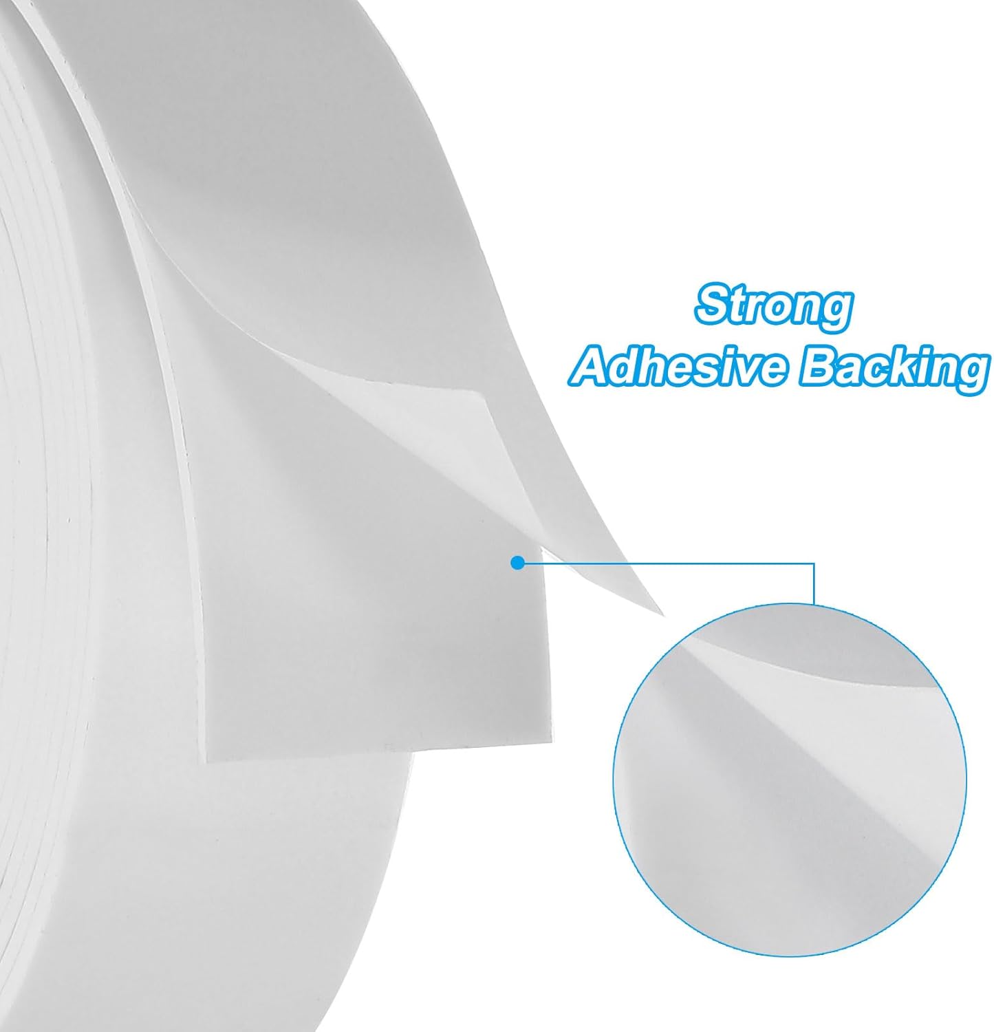 PATIKIL Weather Stripping Door Seal Strip, 3/8 Inch x 1/4 Inch x 32 Ft Self Adhesive Soundproof High Density Foam Tape Insulation for Door Window Air Conditioning, White - Colors A