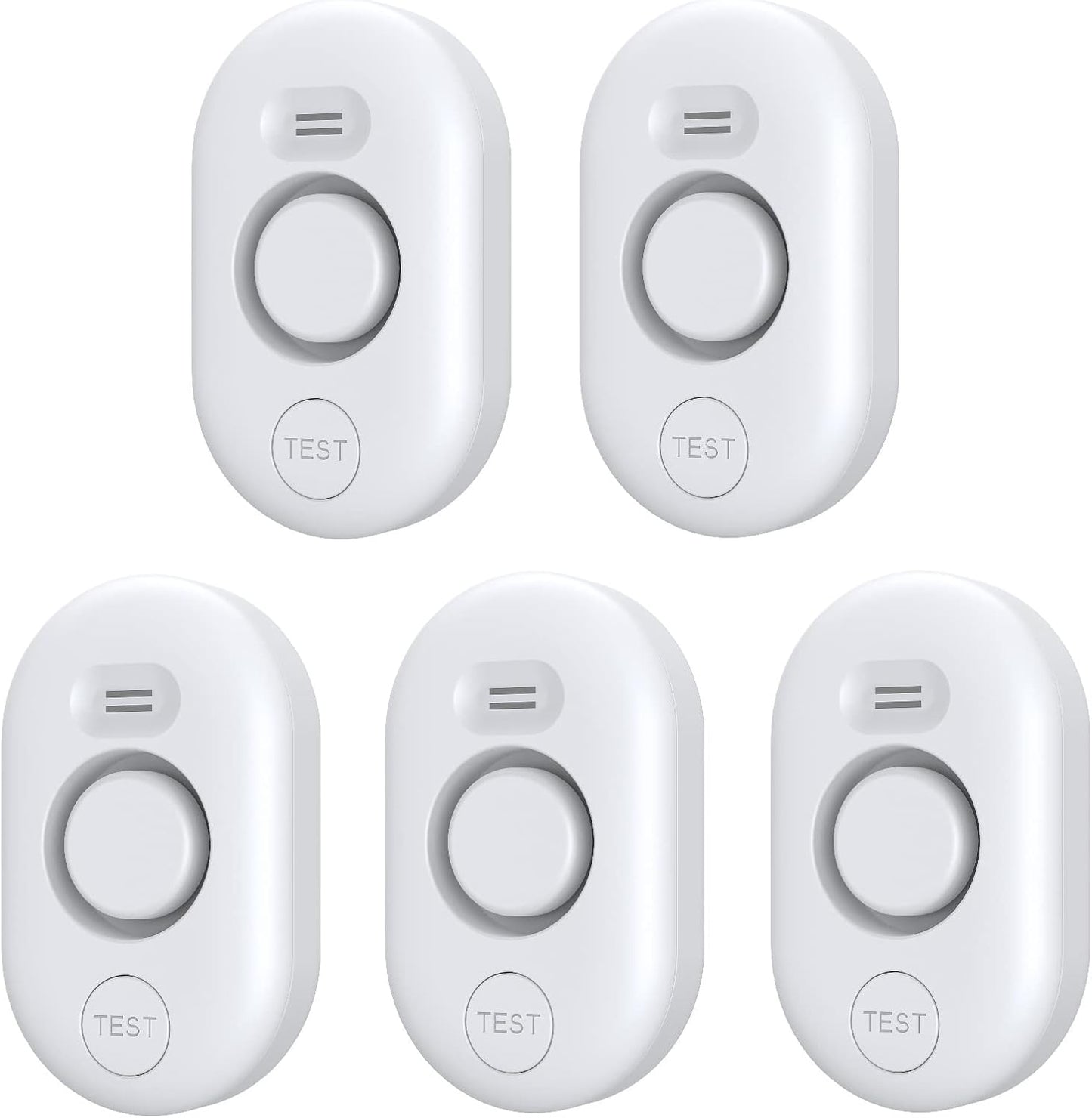 Water Leak Detector Sensor Alarm: Home Water Flooding Monitor Smart Sink Overflow Monitoring Adjustable Wet Moisture Alert Pipe Leakage Drip Detection Warning for Basement Floor