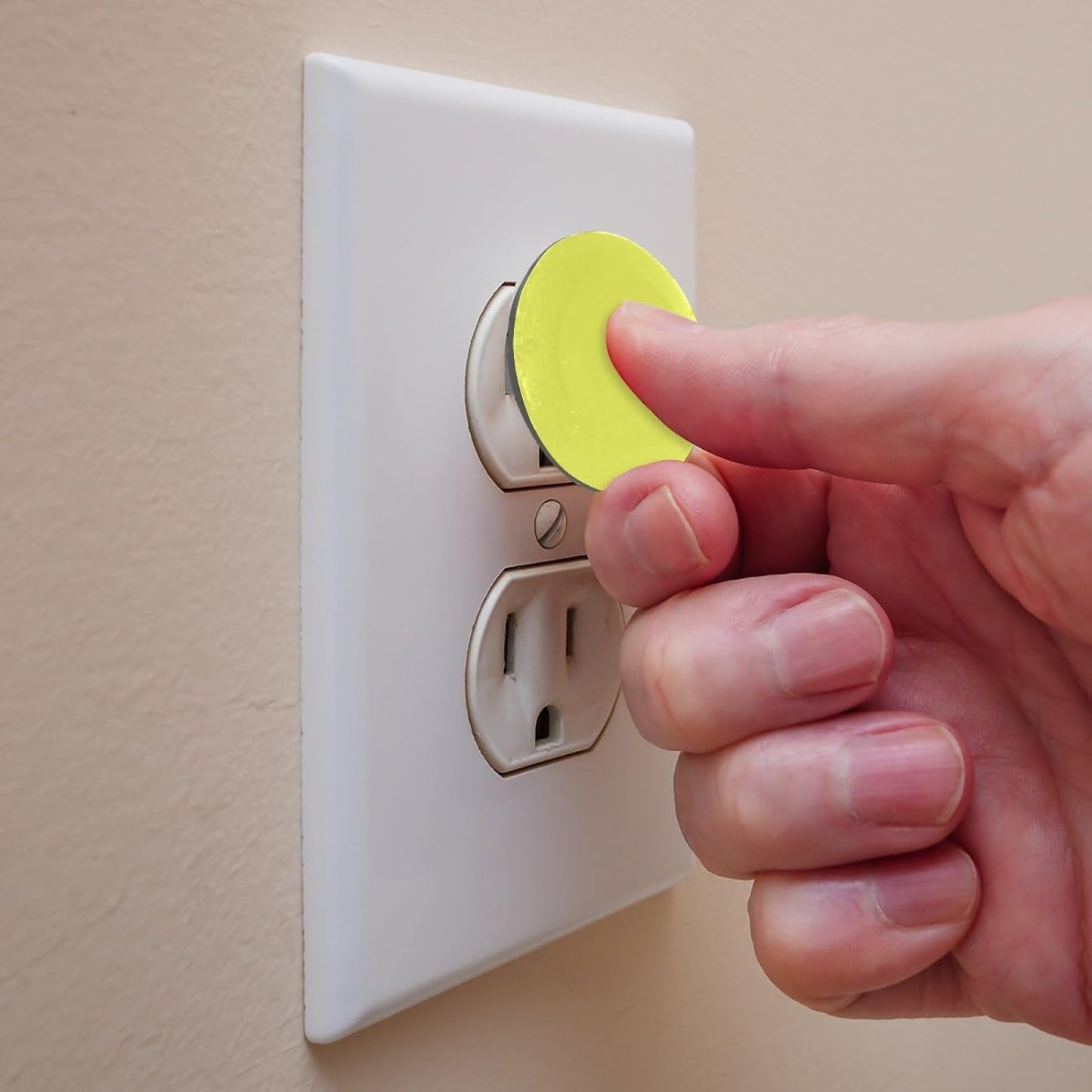 Pure Blue Color Outlet Covers Baby Proofing - Plug Covers for Electrical Outlets, Child Proof Socket Covers, Baby Safety Products for Home, Office
