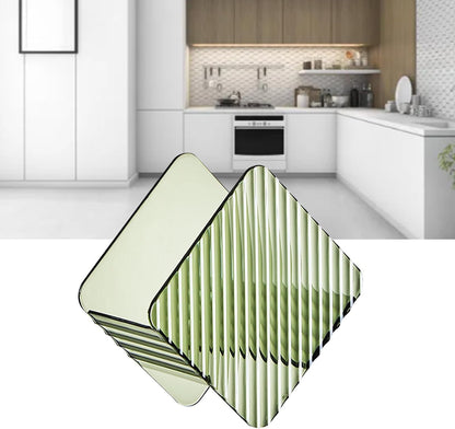Cleaning Cloth Storage Rack, Perforation Frees Wall Hanging Sink Plastic Dishwashing Scrubber Organizer Dish Sponge Holder Drain Rack for Kitchen (White)