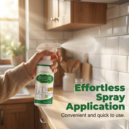 Heavy-Duty Kitchen Oil Remover Spray, Multipurpose Upgrade Kitchen Appliance Cleaner for Cooktop, Oven, Stove & Range Hood (1)