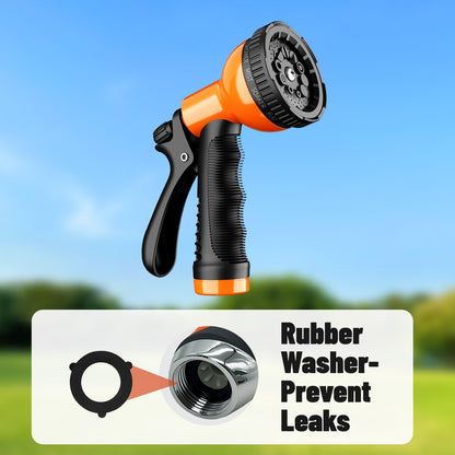 Besiter Garden Hose Nozzle Sprayer: 2 Pack 10 Watering Patterns Spray Nozzles Heavy Duty Hose Head Hose Attachment