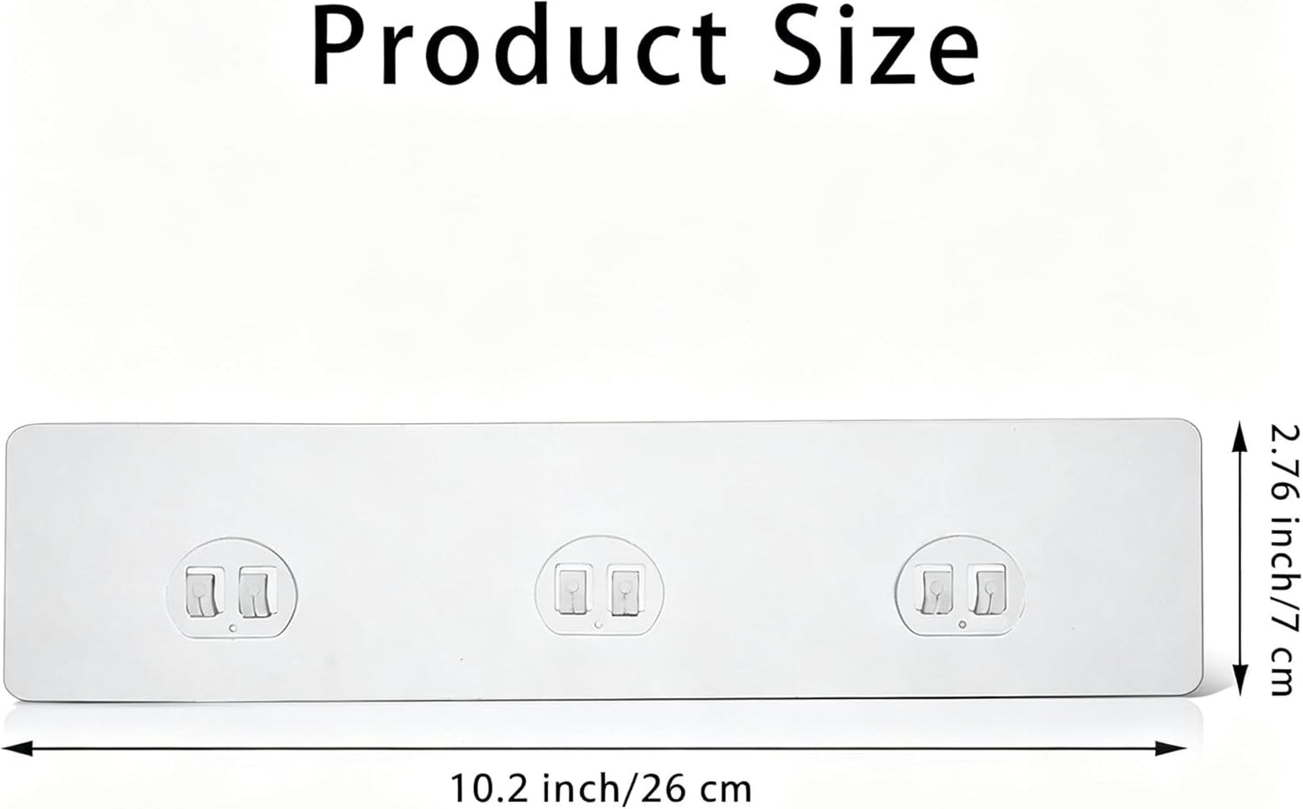 Shower Caddy Adhesive Replacement, 4 Pack Strong Adhesive Hooks, Water-Proof Shower Strips, No Drilling Sticky Pads for Corner Shelf Basket, Bathroom Storage Shelves, Kitchen Racks and Soap Holder