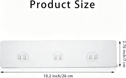 Shower Caddy Adhesive Replacement, 4 Pack Strong Adhesive Hooks, Water-Proof Shower Strips, No Drilling Sticky Pads for Corner Shelf Basket, Bathroom Storage Shelves, Kitchen Racks and Soap Holder