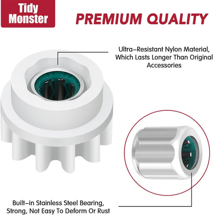 Pedal Bearing Replacement for OCedar Mop Bucket - Easy Fix for O-Cedar Easywring Bucket System. 2 Pack One Way Clutch Gear Sprockets Repair Compatible with 90% Rotation Mop Bucket on The Market.