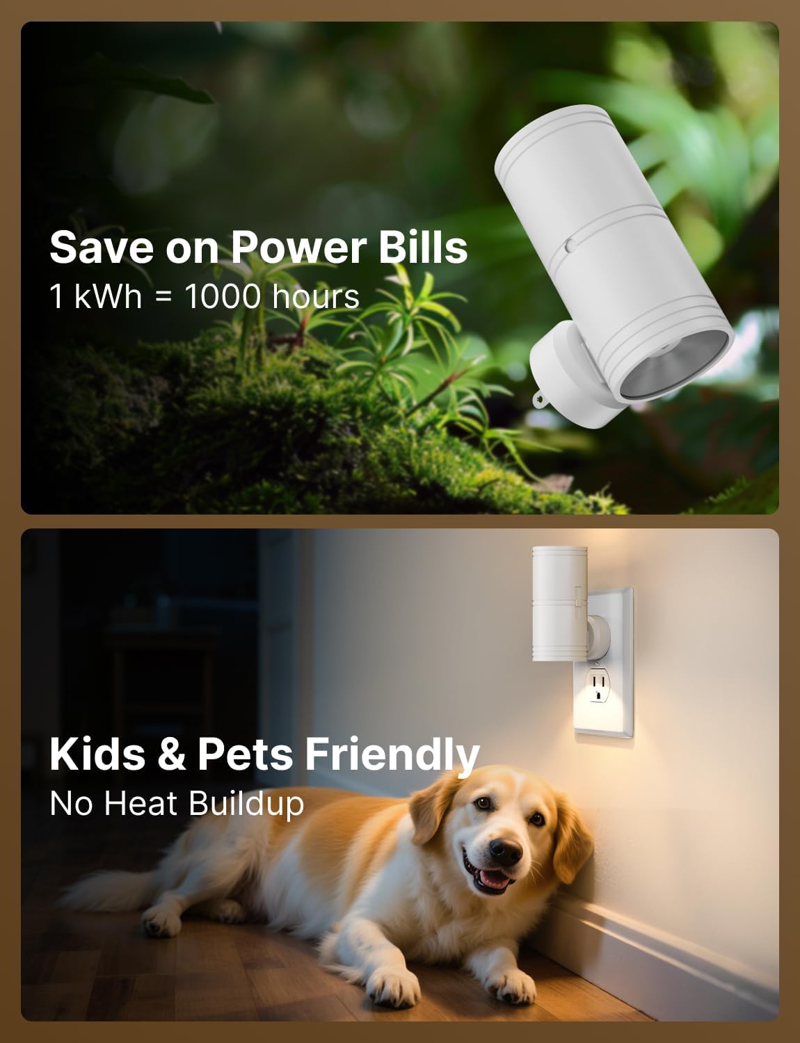 Likelgn Night Light Plug into Wall, 2 Pack Dimmable LED Nightlight with Dusk to Dawn Sensor, Soft White Glow, for Hallway, Bathroom, Bedroom, Black