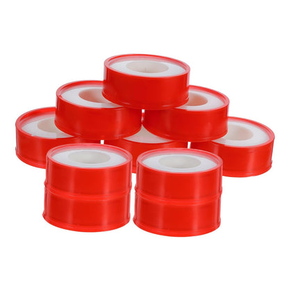 Hemobllo 10 Rolls PTFE Pipe Leak Sealing Tape Thickened Thread Seal Tape Waterproof Leak Repair for Plumbing Bathroom Garden Kitchen Pipes 20m