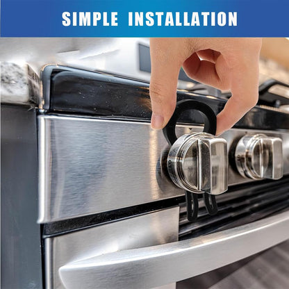 Stove Knob Safety Covers - As Stove Knob Locks, Baby Proofing Stove Knob Safety Covers, Oven Knob Covers for Child Safety, Two Colors，Pack of 6