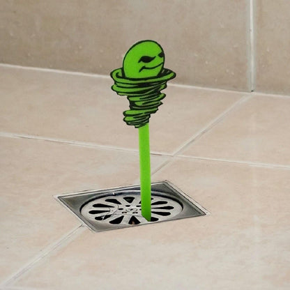 Green Gobbler Hair Grabber Drain Snake - 5 Pack (Great for Sink & Shower Clogs)