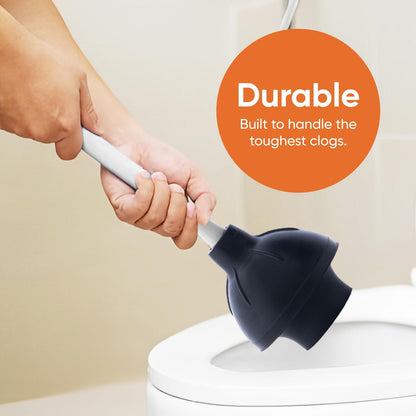 Superio Toilet Bowl Brush and Holder with Under Rim Cleaner for Bathroom, Toilet Brush and Caddy with Non Scratch Bristles and Under Rim Lip Brush