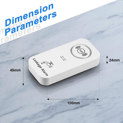 TOWODE Water Detectors Wireless 90dB Alarm Sensor, Sensitive Leak and Drip Alert for Kitchen Bathroom Basement (3 Pack)