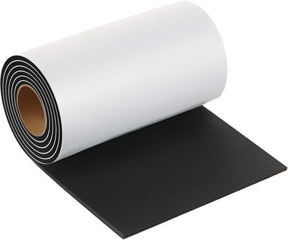 Furnigear Felt Strips with Adhesive Backing Heavy Duty Cuttable Felt Tape Roll Furniture Pads for Chair Legs - Protecting Hardwood Floors, Chair Wall Protector (Black, 80 x 0.5 x 0.14 Inch)