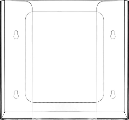 Cq acrylic Clear Wall Floating Glove Rack and Glove Box Dispenser Holder 10"x6.25"x4" Pack of 1